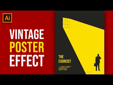 Vintage Movie Poster Effect In Illustrator