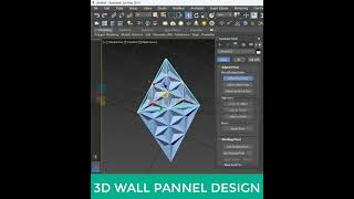Create Wall Patterns in 3ds Max | Step-by-Step Tutorial #3dsmaxtutorials #3dsmax