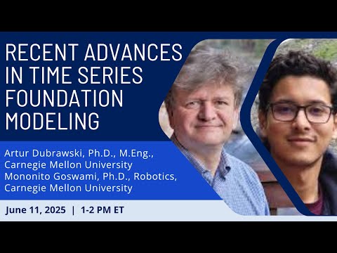 Bridges-2 Webinar: Recent Advances in Time Series Foundation Modeling