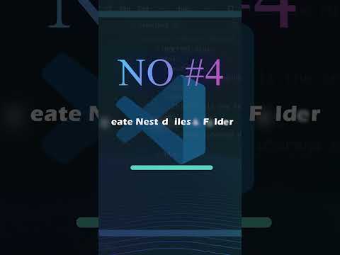 Quickly Create Nested Files and Folders in VS Code - VS Code Tips #4