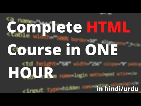 complete html course in hindi/urdu