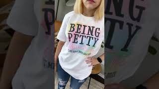🤩 Poly T Spray Sublimation After Washing
