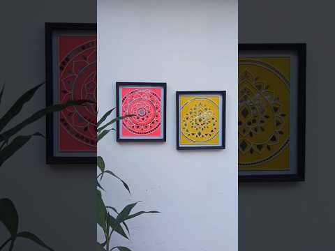 how to make Lippan  Art / fevicryl / Homedecor 😍 #viral #shorts #trending  #lippanart