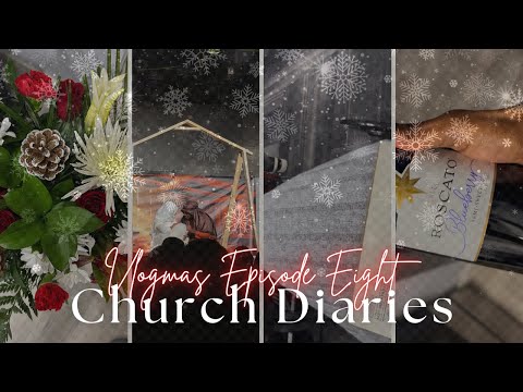 VLOGMAS Ep.8: Church Vlog | Let’s go to church | Merry Christmas | Flowers and Wine