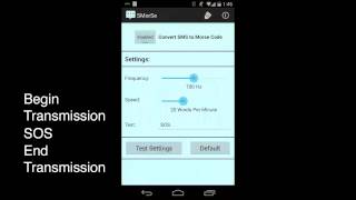 Receive Text Messages in Morse Code - Android