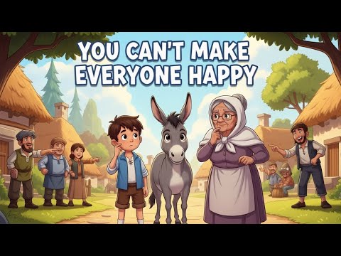 You Can’t Please Everyone | A Boy, His Mother, and The Donkey | Kids Moral Story in English
