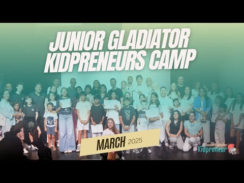 Junior Gladiator Kidpreneur Camp Highlights | March 2025 | Young Entrepreneurs in Action!