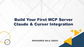 Build Your First MCP Server | Claude & Cursor Integration Demo with Add/Multiply Tool