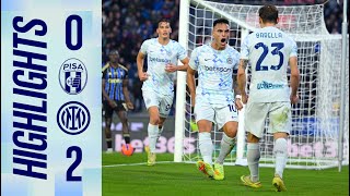 LAUTARO ON FIRE: ONE AFTER ANOTHER 🐂🤩 | PISA 0–2 INTER | SERIE A 25/26 HIGHLIGHTS 🇬🇧