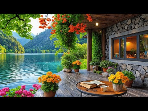 ✨ Stress Relief with Lakeside Jazz | Tranquill Café Vibes for Relax, Study & Work