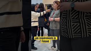Job requirements in finland #jobrecruitment #jobsinfinland #studentjobs #finlandjobs
