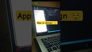 flutter app develope😸 #coding #flutteruidesign #lifeisbutadream