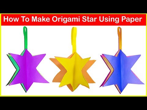 How to make Origami Star using Paper. #Kids Toy School