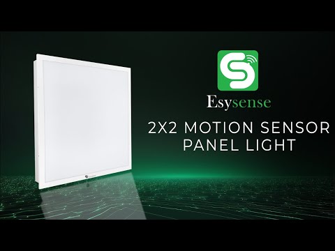 2X2 Motion Sensor Panel Light | 40W 2x2 Motion Sensor Panel Light | Detection Range 9m | ESYSENSE