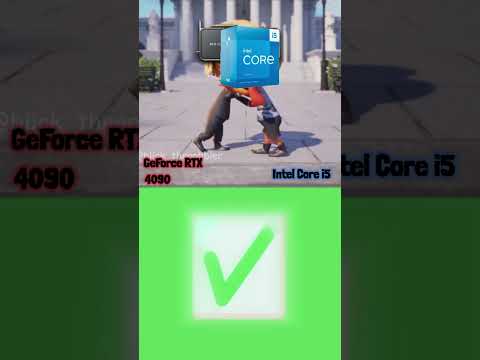RTX 4090 with Intel Core i9, 7, 5, 3- 😂😁 rofl)))#pc #memes #gaming