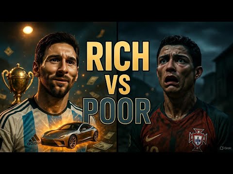 Rich vs Poor – Who Wins🏆Messi or Ronaldo?