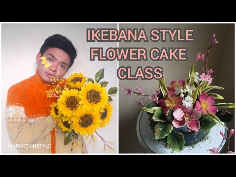 IKEBANA STYLE FLOWER CAKE CLASS Vid 5 Final Video