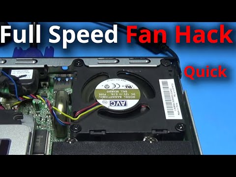 Quick Easy PC Fan Mod - Force Full Speed on 4 wire fans