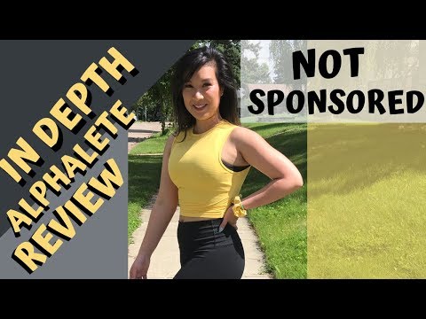 NOT SPONSORED Alphalete Review & Try On Haul!