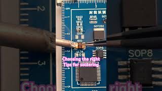 Choosing the right tips for soldering.✅ #soldering #tips #weller #technique #electronics