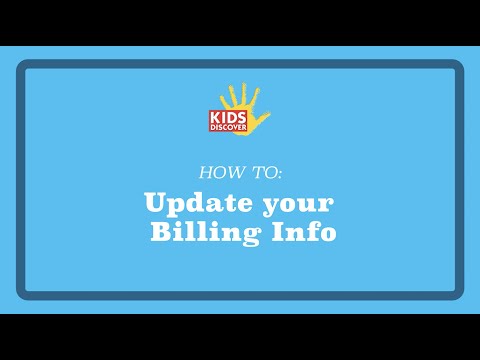 How to Update your Billing Info