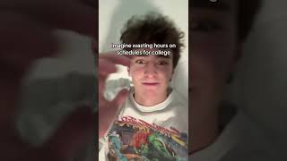 Coursicle does it in minutes. #college #classschedule #collegetips