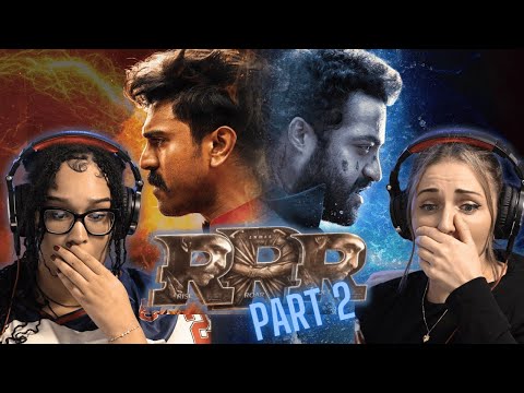 Our FIRST Indian movie was INSANE! PART 2 Watching RRR Movie Reaction - First Time Watching