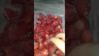 daliy routine strawberry 🍓 frozen look