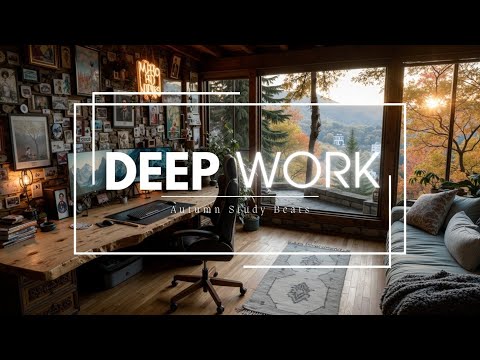 Autumn Study Beats | Deep Focus Music for Concentration & Productivity 🍁