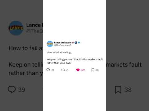 👉 📈 Do you blame the the market for your $#%& trades? #trading #stockmarket