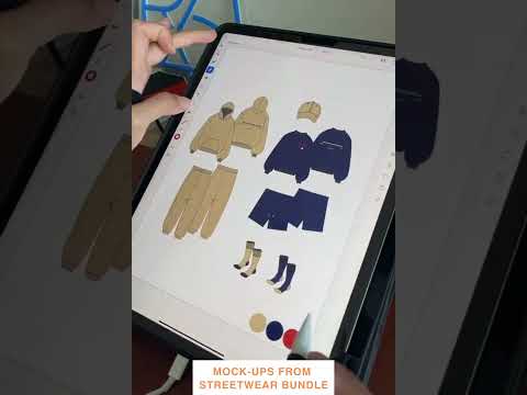 Mockups for Streetwear Design| Tshirt Design Tutorial #fashiondesign #appareldesign