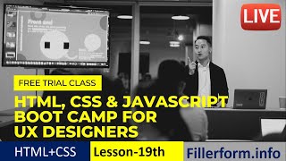 19th Class- Free CSS class| html form design | web development free course with certificate,