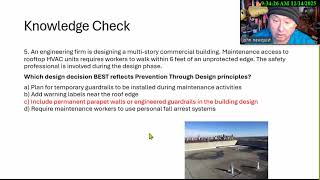 Daily Quiz ep84 Prevention Through Design  December 28 2025 BCSP