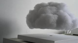 Floating cloud hides a sound and lighting system | Floating Cloud
