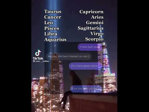 Signs in a chat {Zodiac sign} •Not mine•