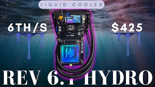 NerdQaxe++ Rev 6.1 Hydro | 6 TH/s Liquid Cooled Miner