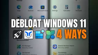 I Tested 4 Common Ways to Debloat Windows 11 (So You Don’t Have To)
