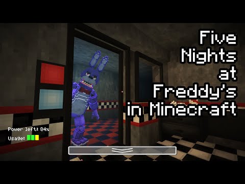 Five Nights at Freddy's in Vanilla Minecraft (Sneak Peek)