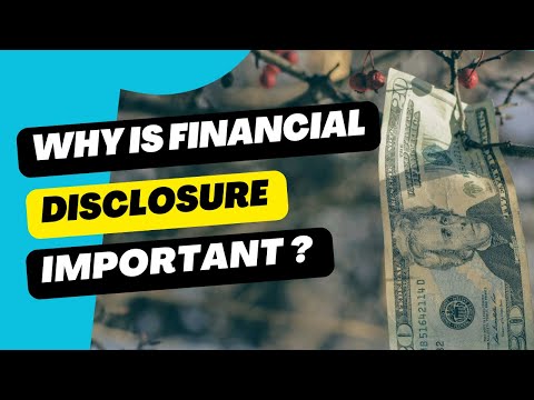 Divorce - Why is financial disclosure important?