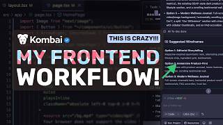 My AI Frontend Workflow: This is the EASIEST WORKFLOW to BUILD AMAZING UIs with AI!