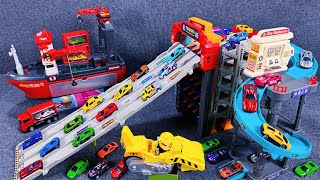 14 minutes unboxing experience, cool construction vehicles toys set video ASMR | Toy Review