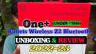 One plus Bullets Wireless Z2 Bluetooth unboxing & Review 2022 #unboxing #review