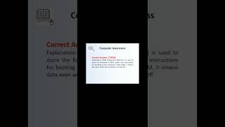 Important Questions on Computer Awareness #computerquestionsandanswers  #shortsfeed #youtubeshort