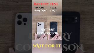 ☠️🪫IPHONE 16 PRO MAX VS PIXEL 9 PRO BATTERY TEST 📱#techreview
