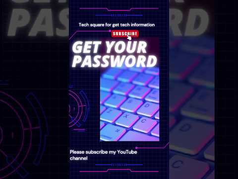 FIND YOUR 📱 PASSWORD || seen your all forget password ✔️ #shortsfeed #shorts #technology #pasword