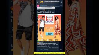 Amazon Wardrobe Refresh Sale Date Revealed 😍 #shorts #wardroberefreshsale