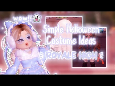 Simple ROYALE HIGH Halloween Costumes Ideas! - Roblox Royale High