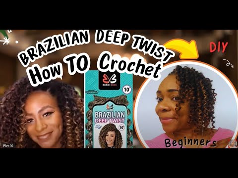 DIY CROCHET BRAZILIAN DEEP TWIST🔥 🔥