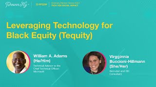 Day 1 - Leveraging Technology for Black Equity (Tequity)