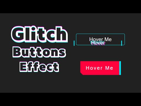 Glitch Button Hover Effects – 2 Stunning Styles with HTML & CSS!